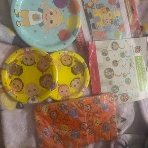 Colorful Party Supplies Set